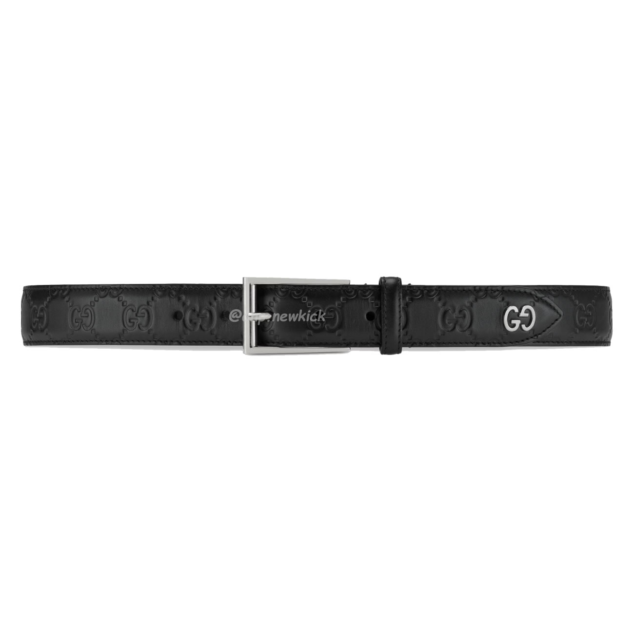 Gucci Signature Belt With Gg Detail Black 474311 Cwc1n 1000 (1) - newkick.cc